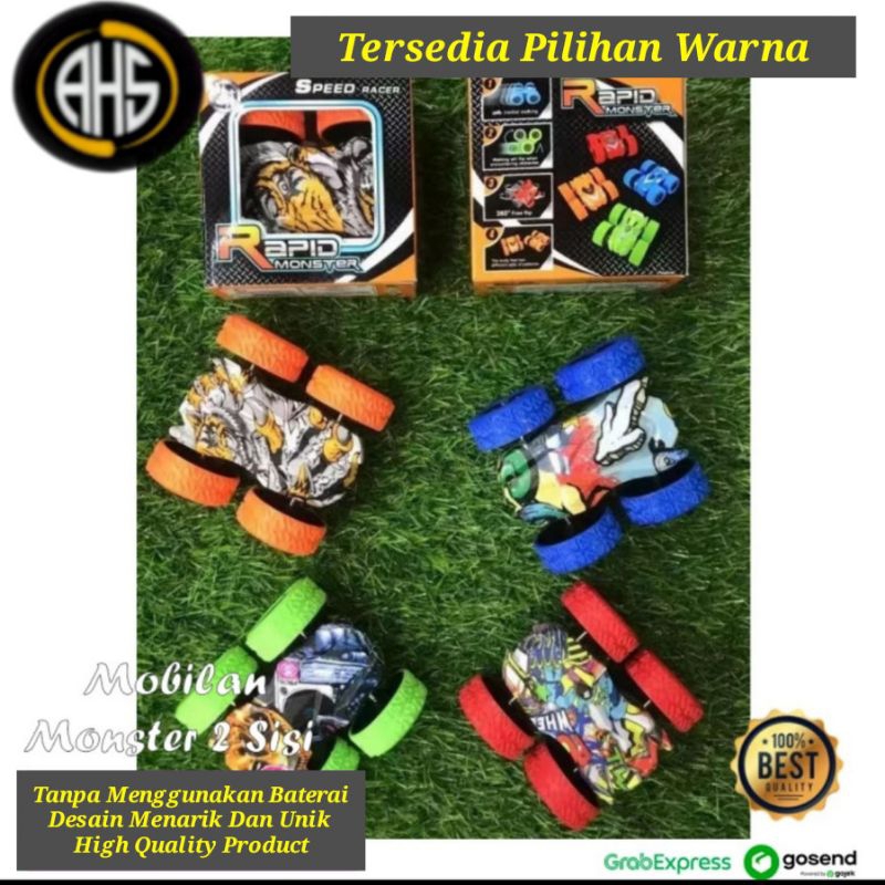 Mainan Mobil Jip Monster Tanpa Baterai Mainan Anak  Berkualitas Serbaguna Jajan Awet Mainan Anak