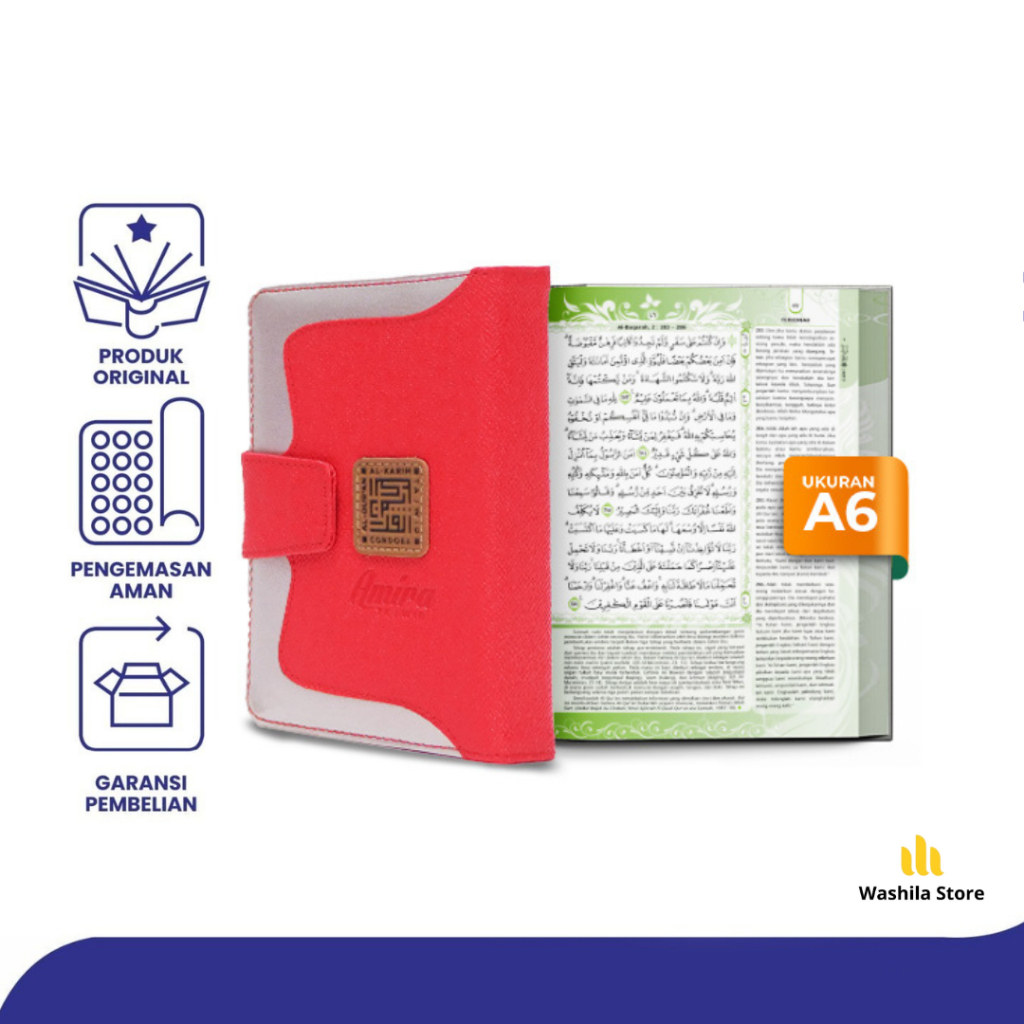 Alquran Rainbow A6 Muslimah Cordoba AMIRA Jaket Terjemah Tafsir Tematik Wanita