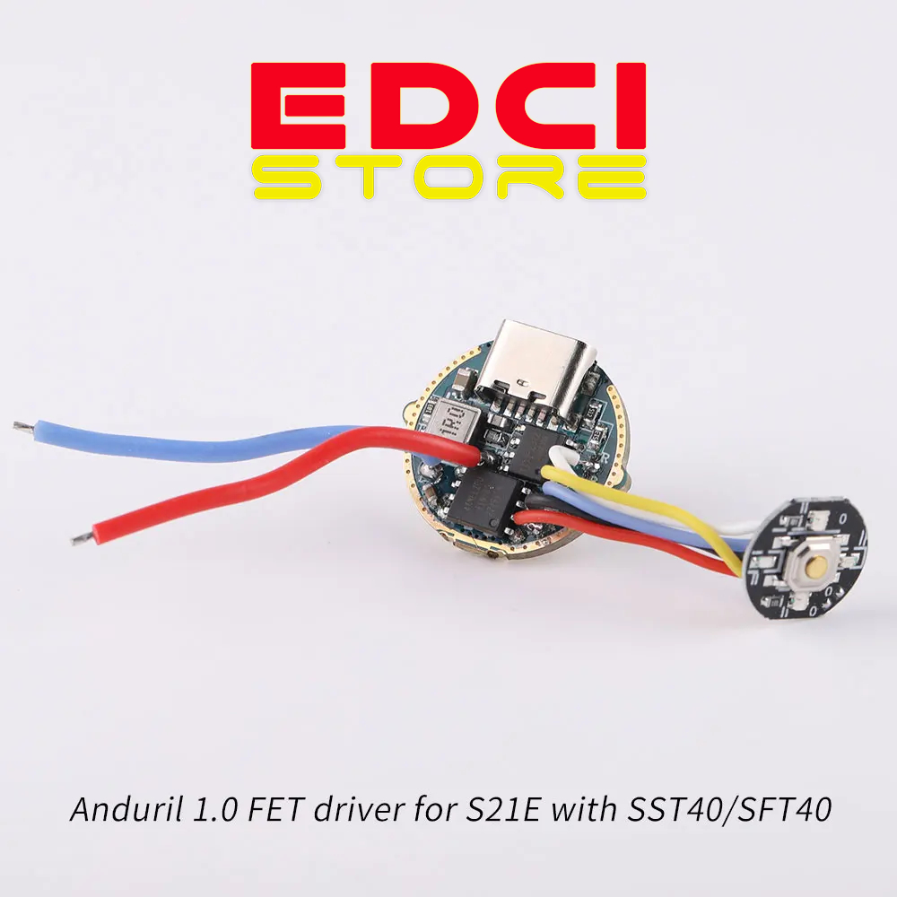 Driver Anduril 1.0 Output 8.5A Untuk Senter Convoy S21E SST40/SFT40