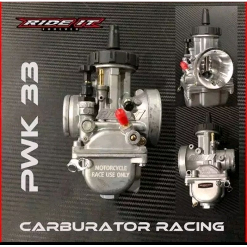 KARBURATOR RACING PWK 33 RIDE IT ORIGINAL CARBURATOR KARBU RACING PWK 33 DAN PWK 34