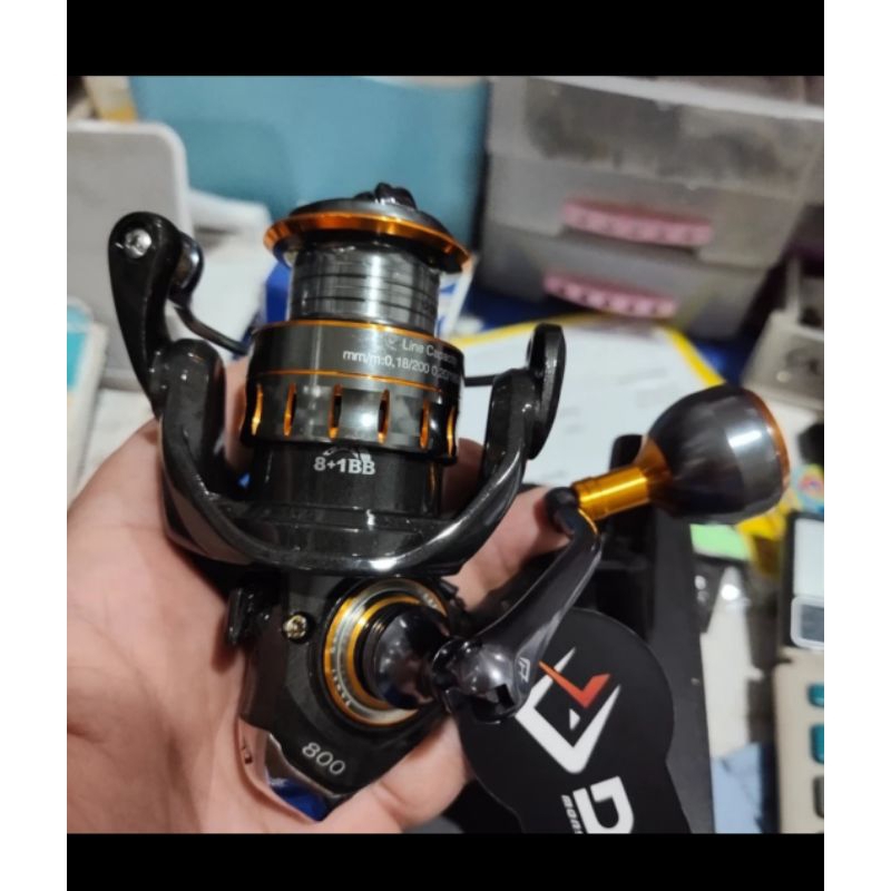 reel daido carbonized pilihan 800 mini reel power handel