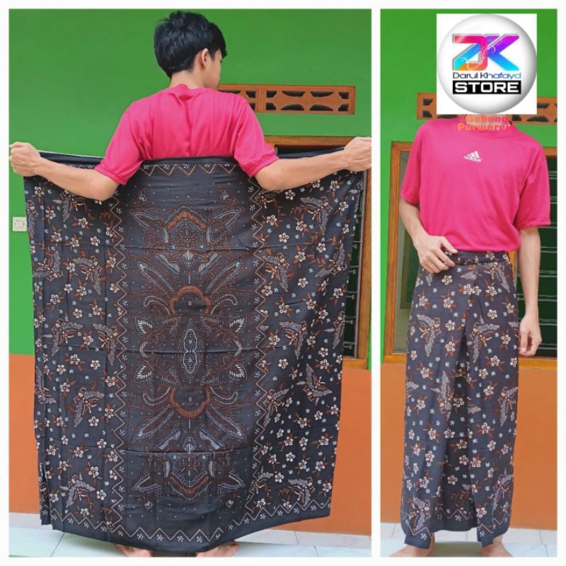 Sarung batik modern bahan Katun Prima super Sarung Gus Iqdam Gus Kautsar Sarung motif wayang honocor