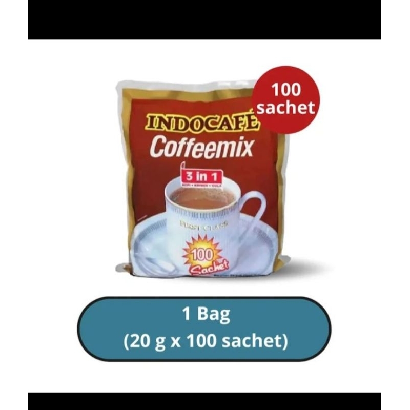 

indocafemix 1 bag isi 100 sachet