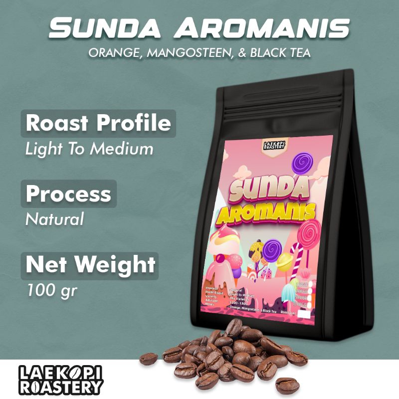 

Biji Kopi Bubuk Arabika SUNDA AROMANIS Single Origin 100 gram