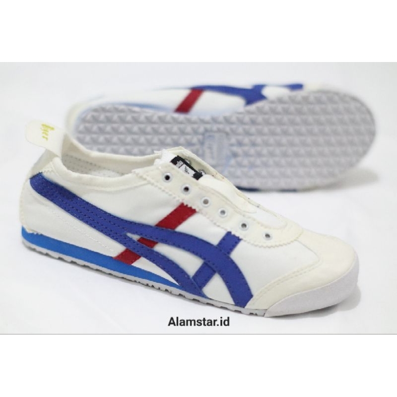 (BISA COD) SEPATU SLIP ON WANITA DAN PRIA TANPA TALI WARNA PUTIH