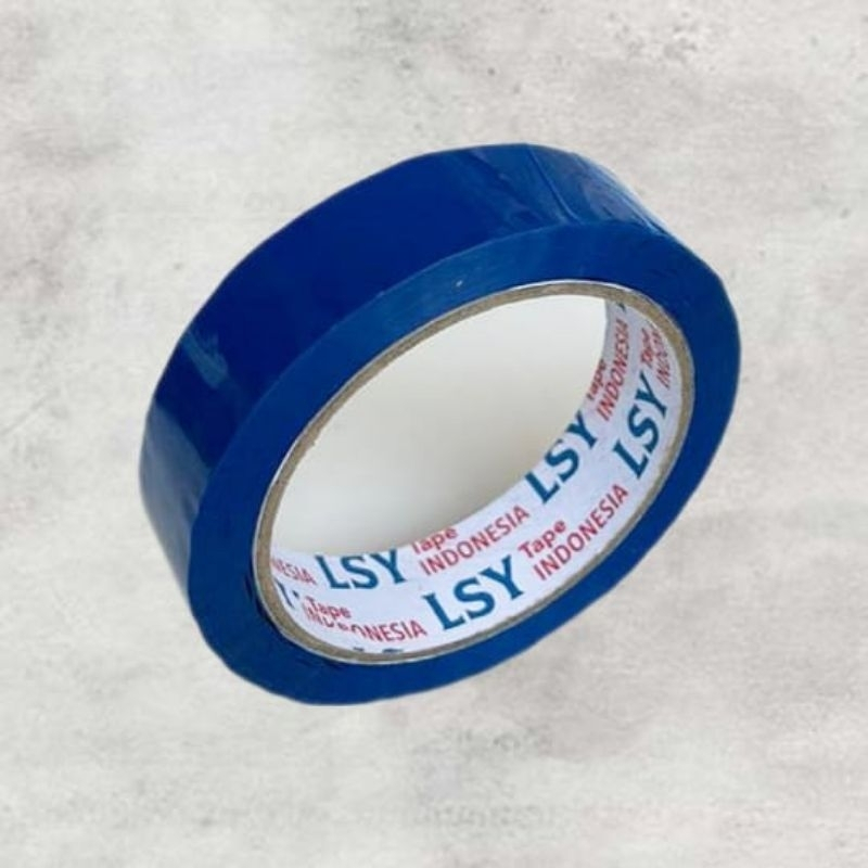

LSY Lakban Biru 24mm x 80yard Full | Lakan Warna Warni Ketebalan 50mic