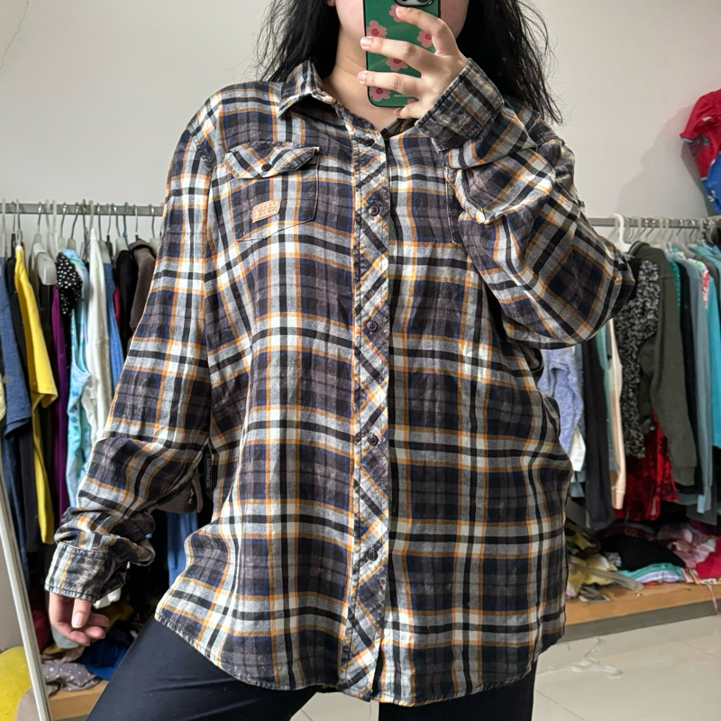 Stash House Long Sleeve Flanel Shirt