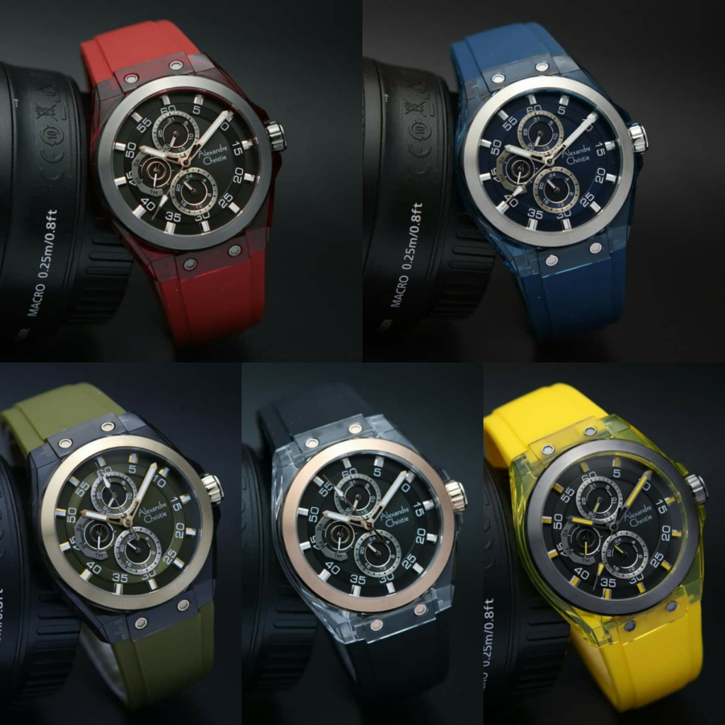 ORIGINAL Jam Tangan Pria Alexandre Christie AC 6506 / AC6506 Garansi 1 Tahun