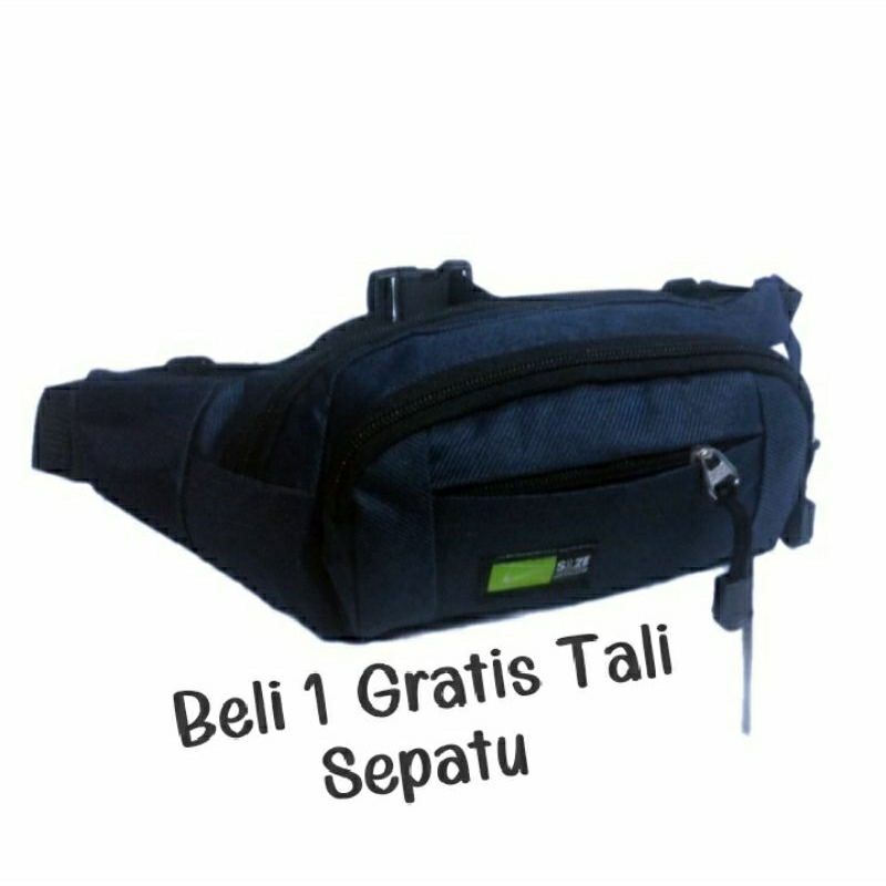 Tas Waistbag Pria Free Tali Sepatu Tas Pinggang Pria Tas Selempang Pria Tas Santay Pria Original