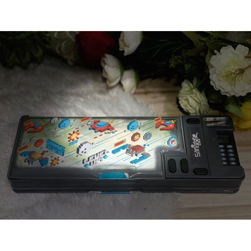 smiggle pop out pencil case game over kalkulator preloved