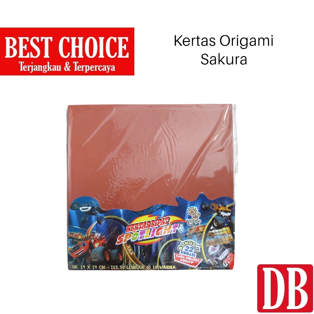 

Kertas Lipat / Origami Sakura 14 x 14 cm (50 lembar)