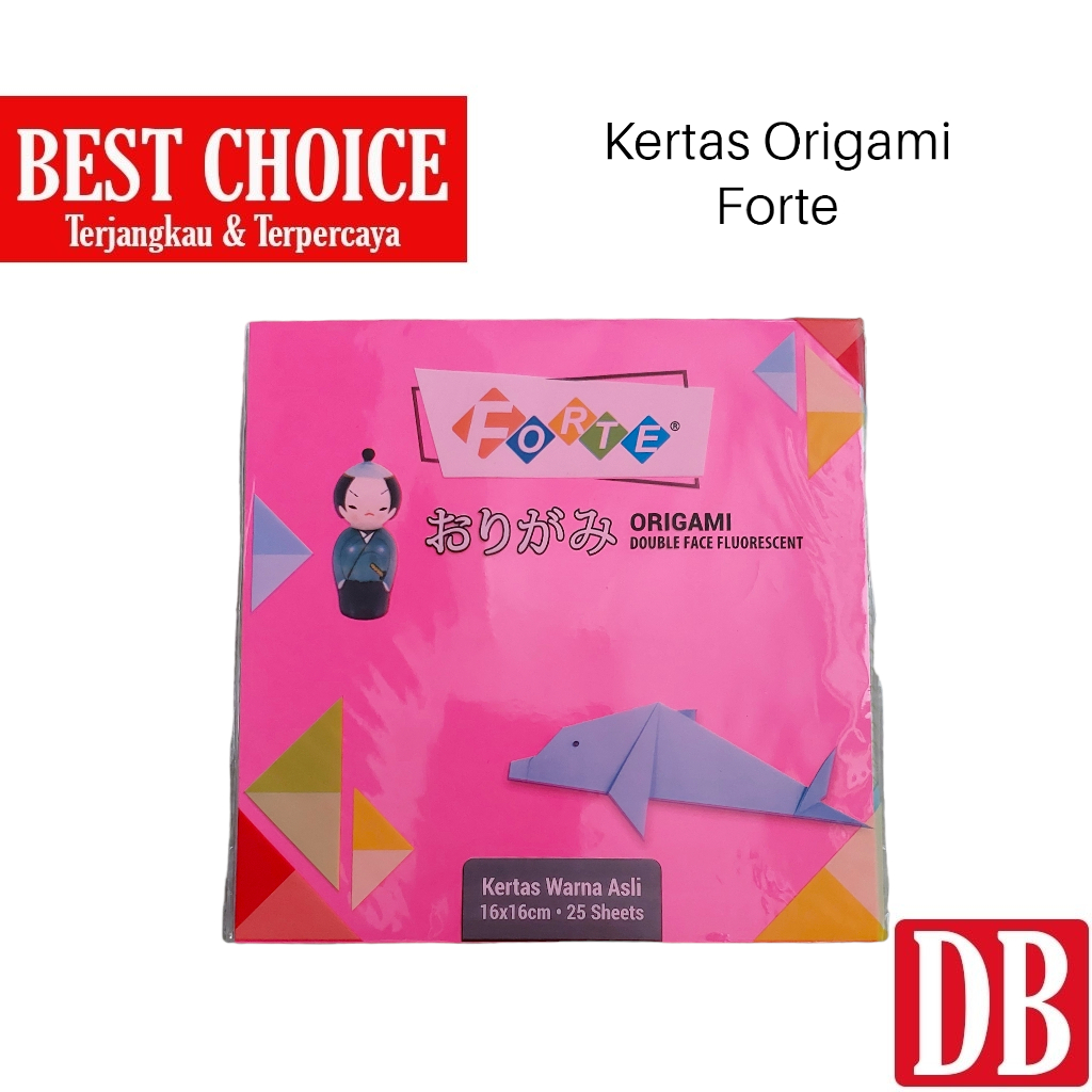 

Kertas Lipat / Origami Forte 16 x 16 cm (25 lembar)