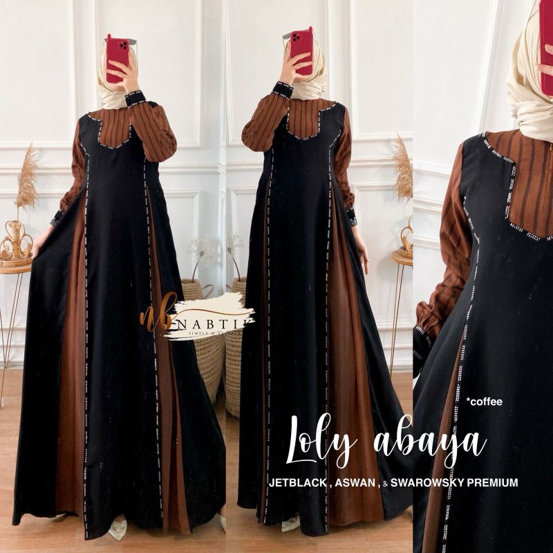 LOLY ABAYA GAMIS WANITA BY NABTIK