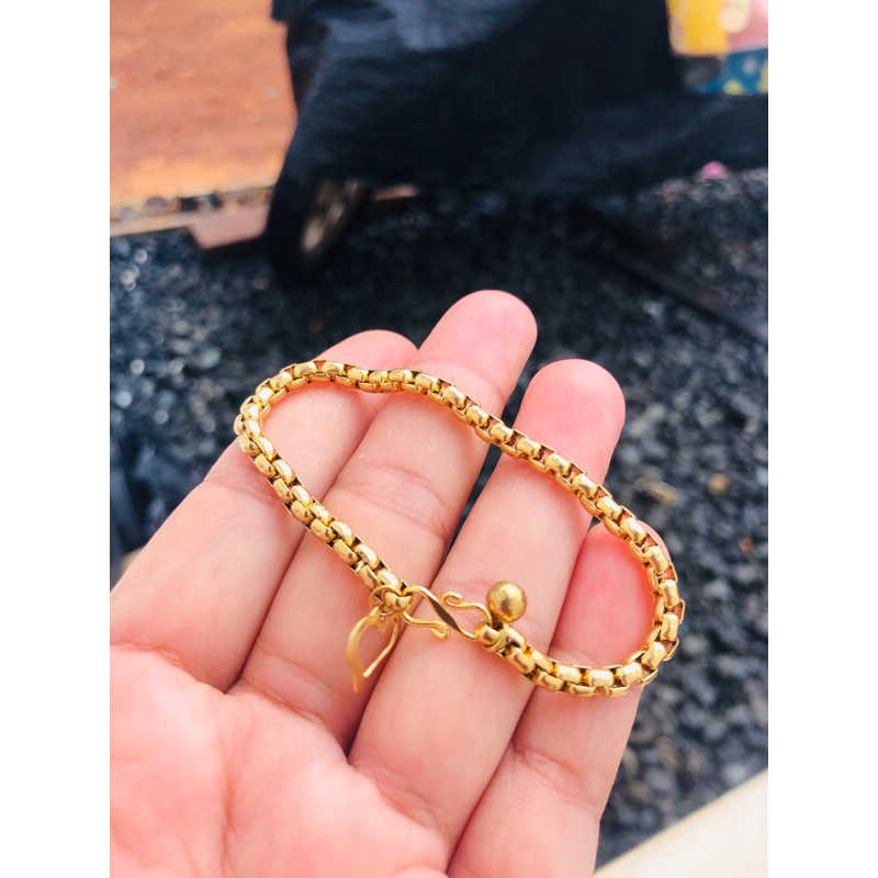 gelang rollo motip emas 99