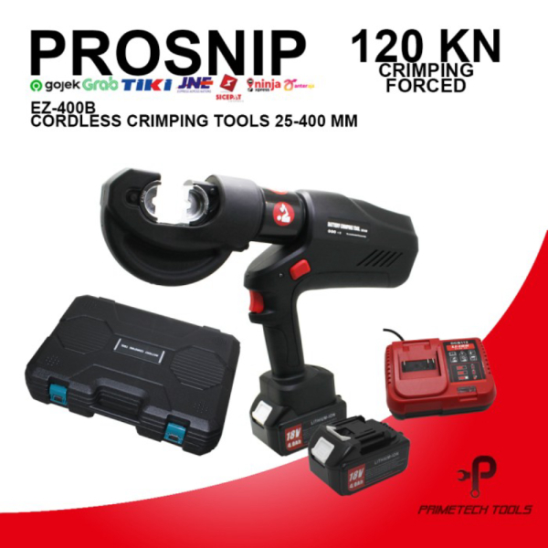 PRO-SNIP CORDLESS HYDROULIC CRIMPING TOOLS EZ-400B - 25 - 400 MM Limited