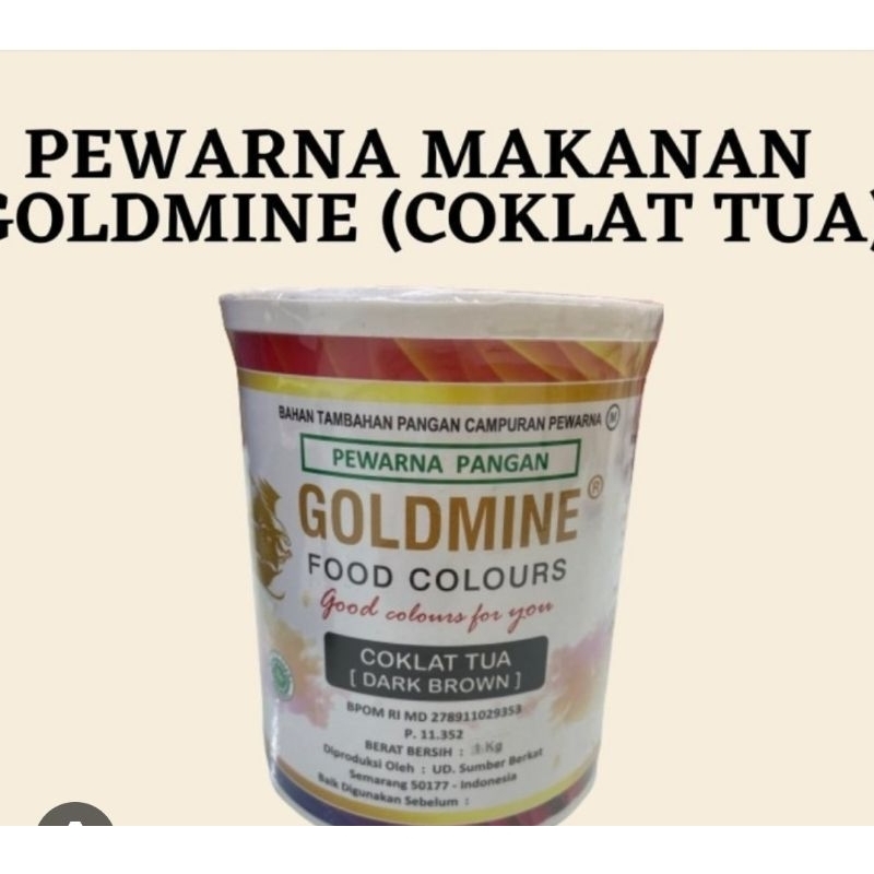 

Pewarna Pangan Makanan Goldmine Gold Mine 1 kg 1kg