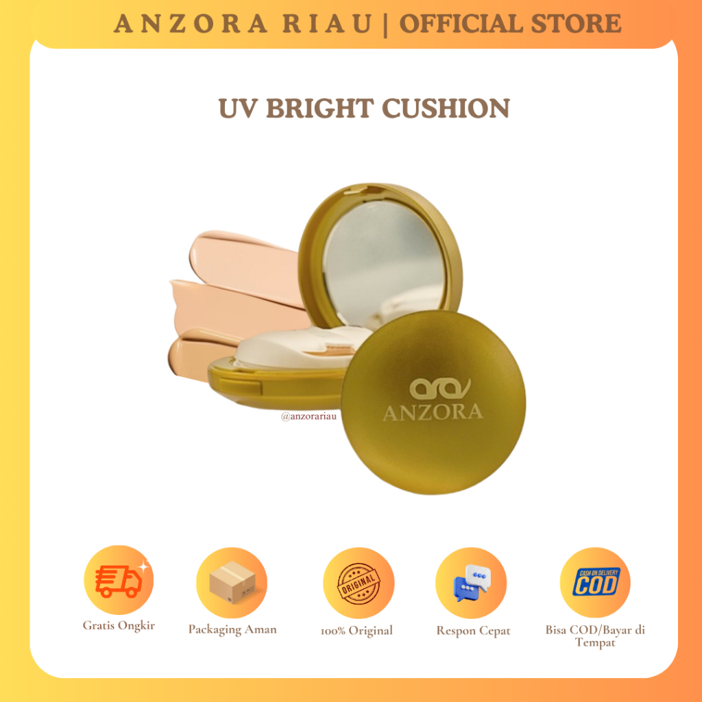 UV BRIGHT CUSHION | SKINCARE ANZORA BPOM