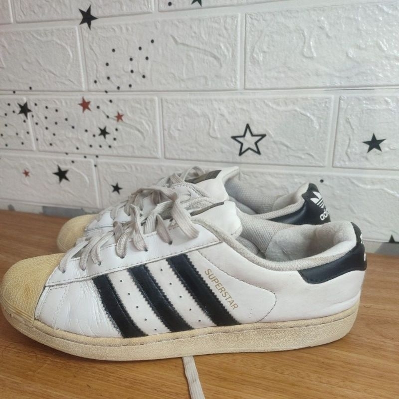 Sepatu sneakers second ADIDAS Superstar size 41,5
