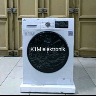 Mesin cuci Polytron front loading 11kg inverter 100 persen kering PFL 1105H PFL-1105H