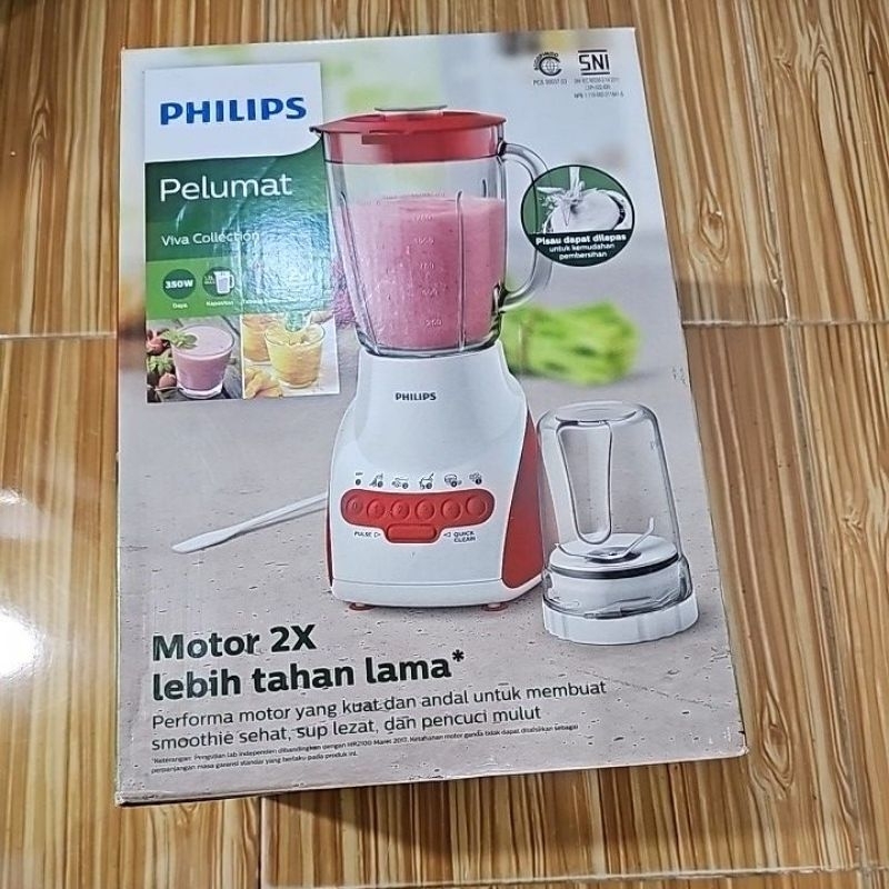 BLENDER PHILIPS HR2116 TABUNG KACA