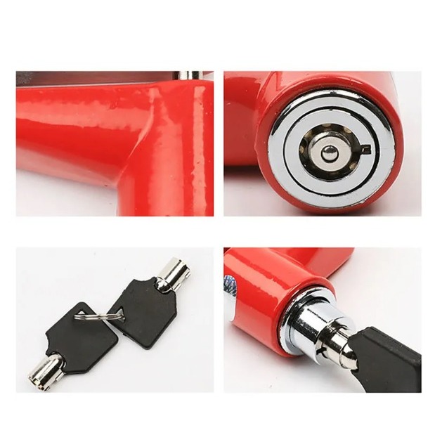 Kunci Gembok Disc Lock pada Cakram Sepeda Motor Universal — 8