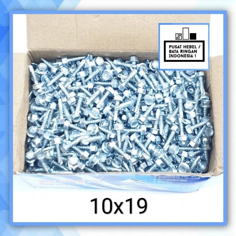 Baut Baja Ringan dan Reng | Baut 10*19 dan Baut 10*16