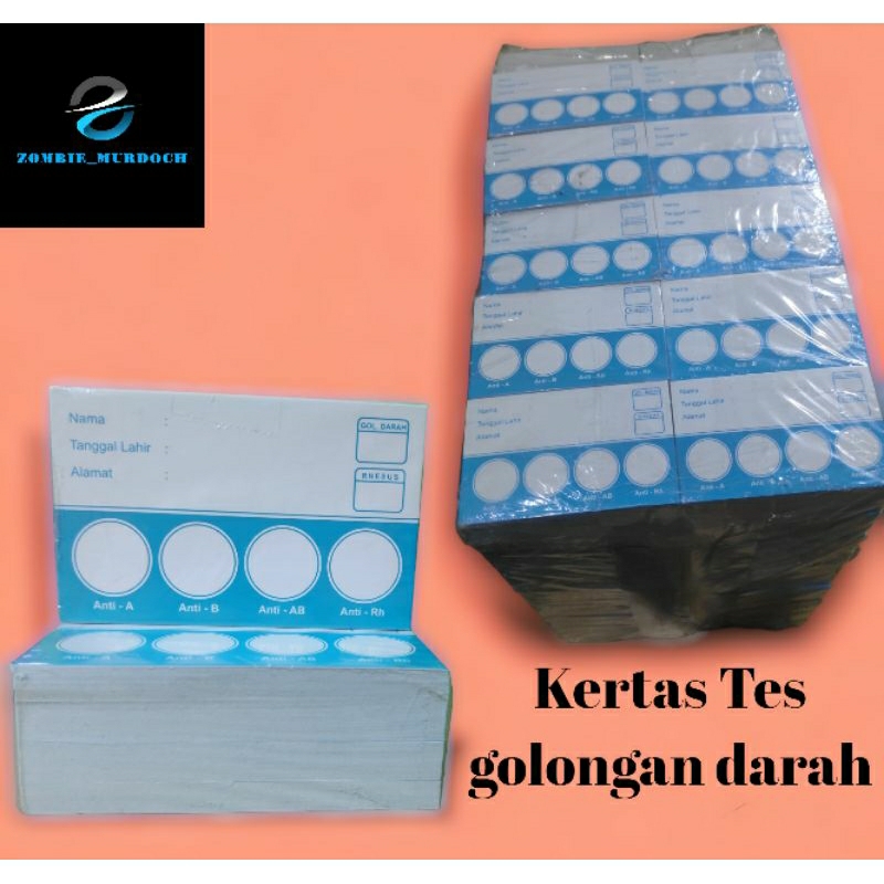 Kertas Tes Golongan Darah