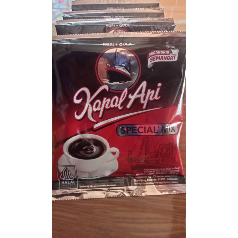

kopi kapal api special mix (1renceng) isi 10 bungkus