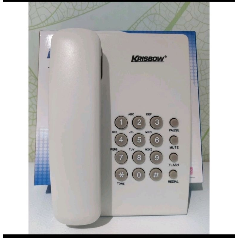 KRISBOW pesawat telepon rumah/kantor/telepon analog basic