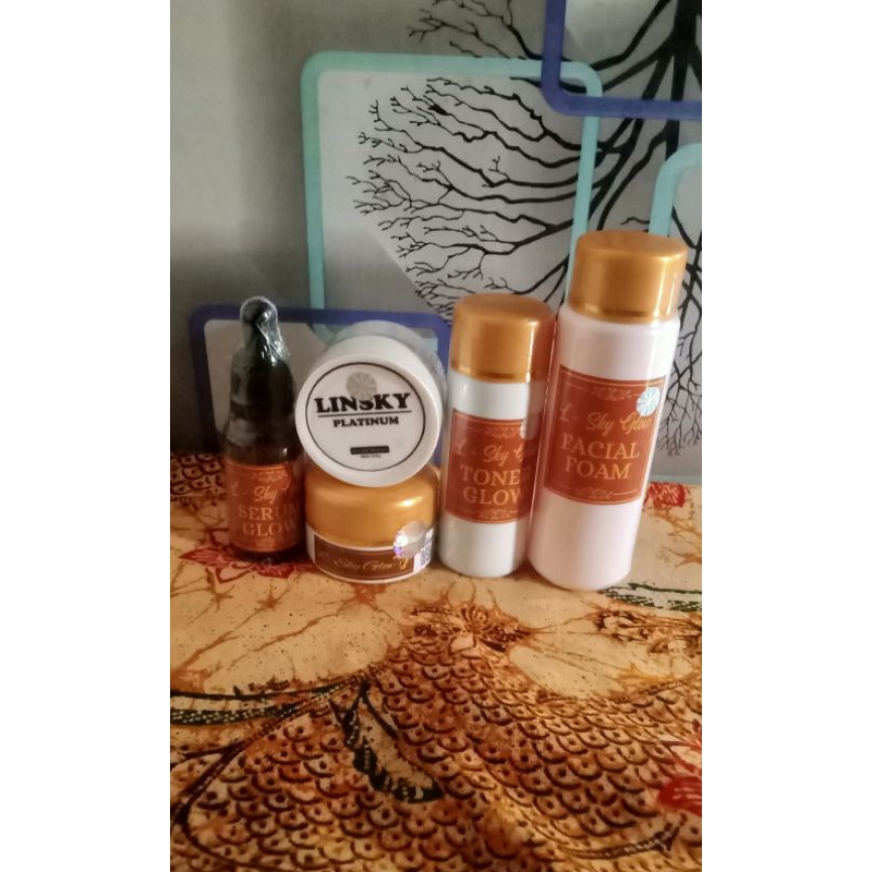 LINSKY PAKET GLOW PAKET SUPER GLOWING SERBA GLOW PAKET 5 PCS