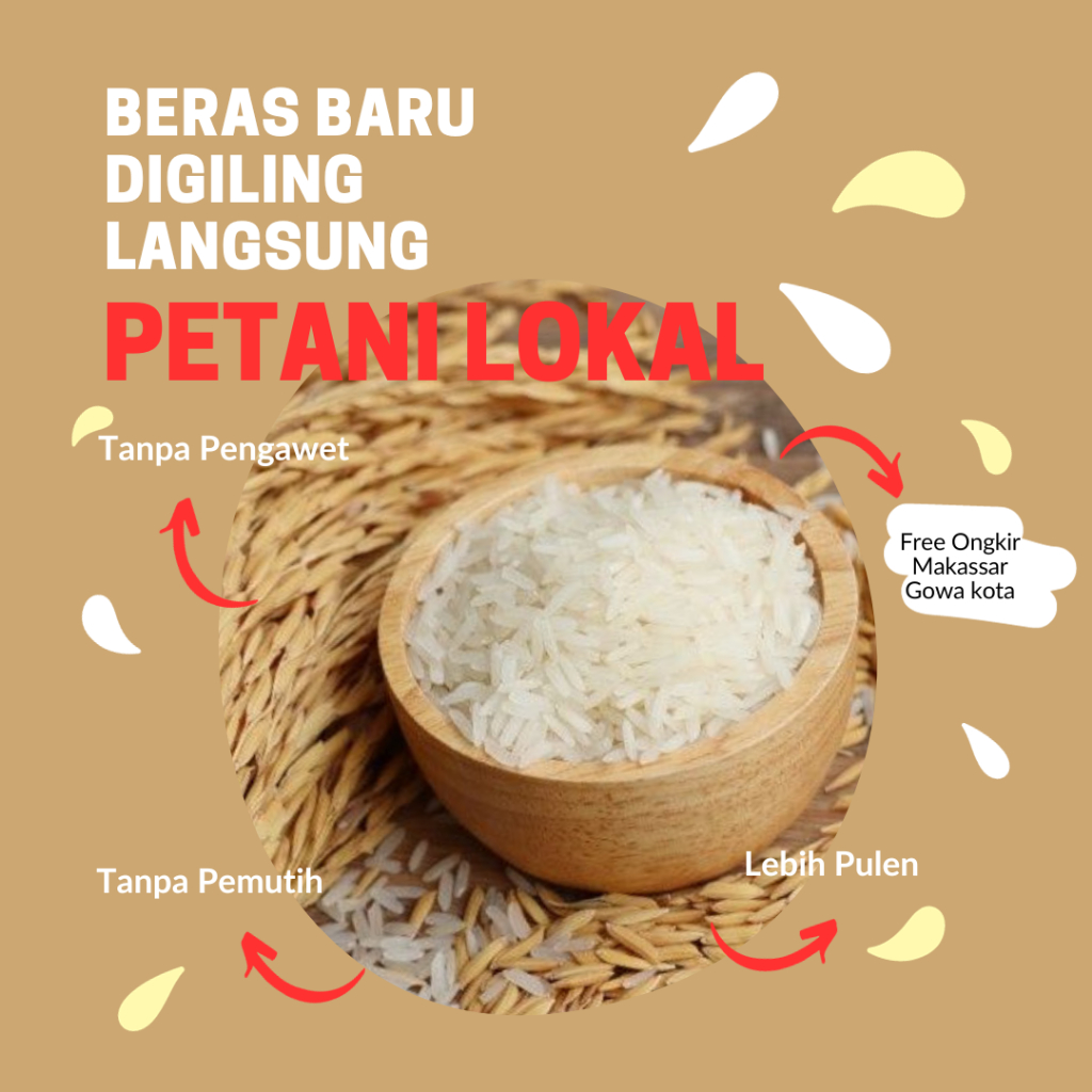 

BERAS BARU DIGILING LANGSUNG DARI PETANI LOKAL