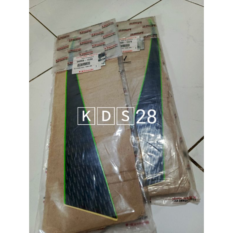 DECAL TANKI KAWASAKI NINJA RR OLD 2009 HIJAU SE NOS
