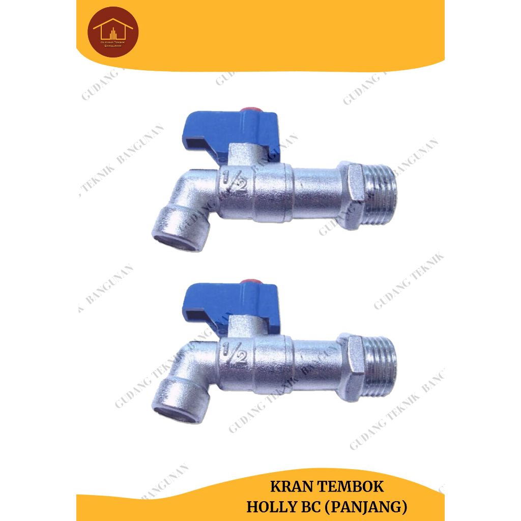 Kran Tembok Keran Air HOLY Body Panjang dan Body Pendek 1/2" 3/4" / Kran Tembok Holy / Kran Air Temb