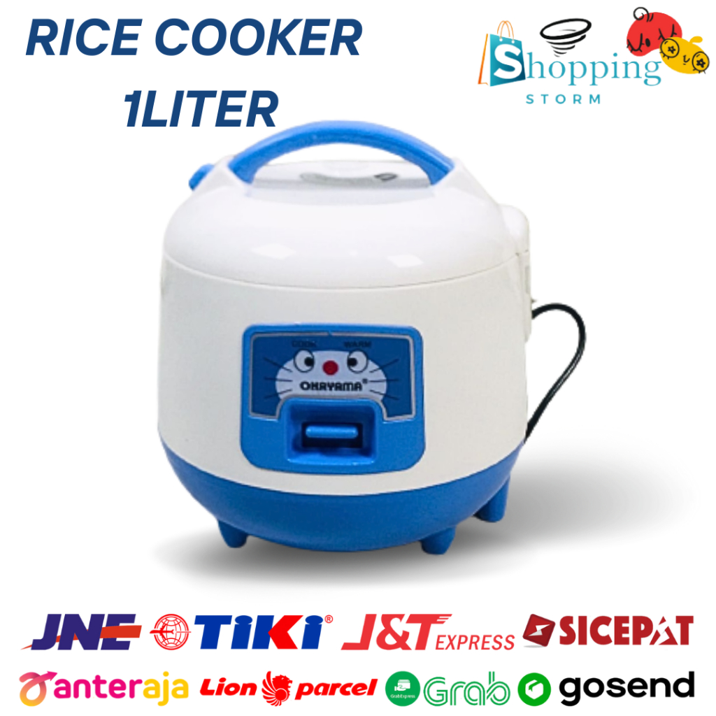 Rice Cooker Karakter Magic Com Penanak Nasi Elektrik 1Liter BER-SNI 3IN1 Magiccom Mejikom Mini Hemat