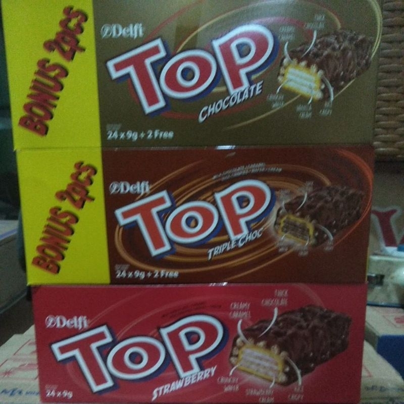 

Coklat Wafer TOP Delfi box
