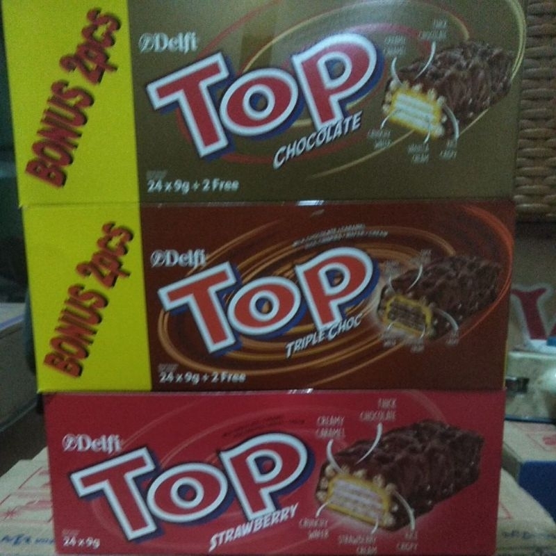 Coklat Wafer TOP Delfi box