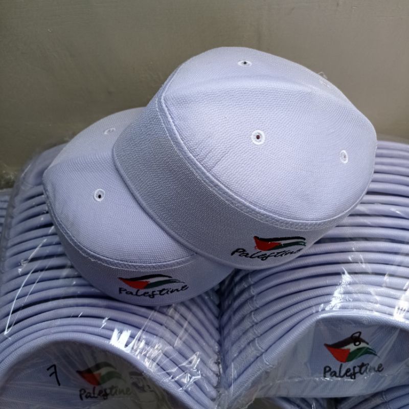 Astrea Fashion Peci Palestina Peci Malaysia Palestina Putih Kopyah Palestine Songkok Palestina