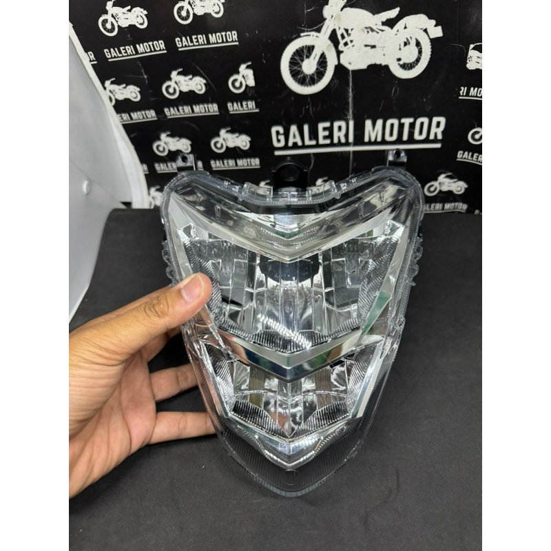 Lampu Depan CB 150 r new + led Headlamp Reflektor Lampu Depan Honda CB 150 R CB 150r LED reflektor c