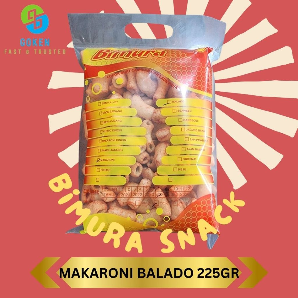 

BIMURA SNACK MAKARONI BALADO 225GR
