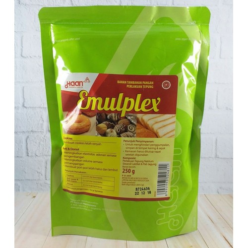

Emulplex / emplex perenyah kue kering & pengembang roti 50 gr repack