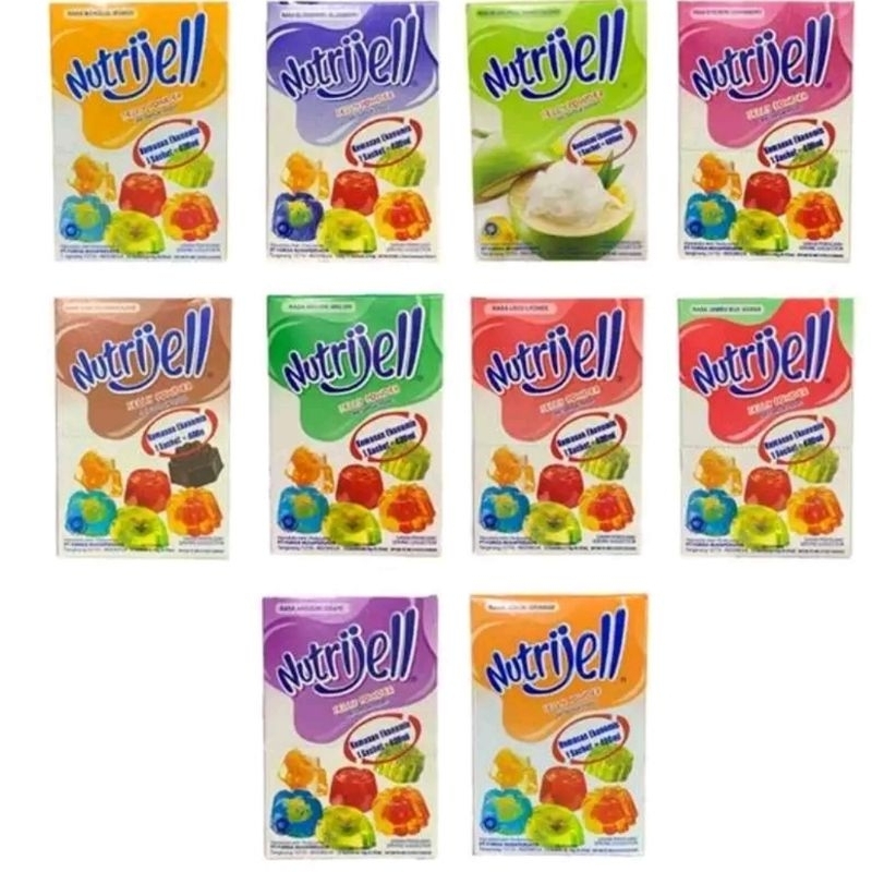 

Nutrijell jelly powder jelly serbuk instan sachet 10g