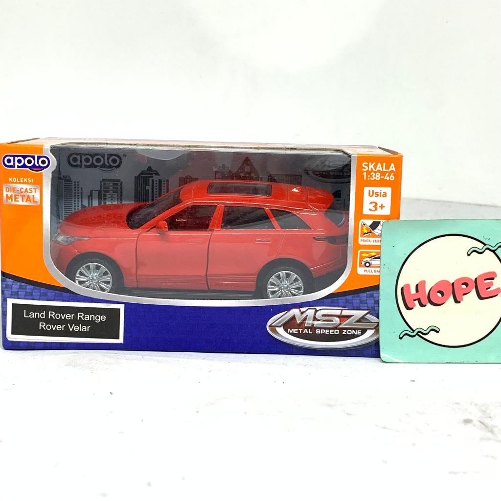 Diecast Apolo MSZ Land Rover Range Rover Velar Pullback Open Doors Original