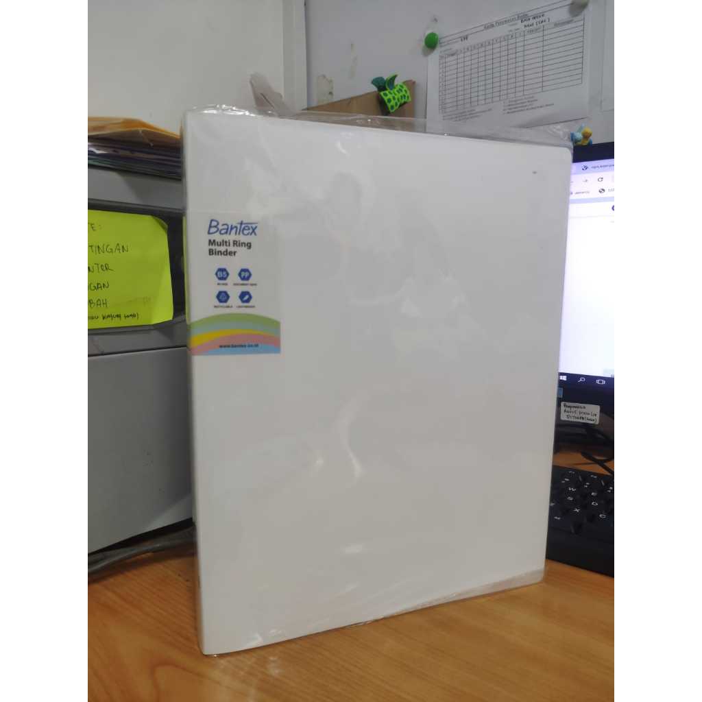 

Gramedia Banjarbaru - Bantex Trendy B5 Multi Ring Binder 26 White