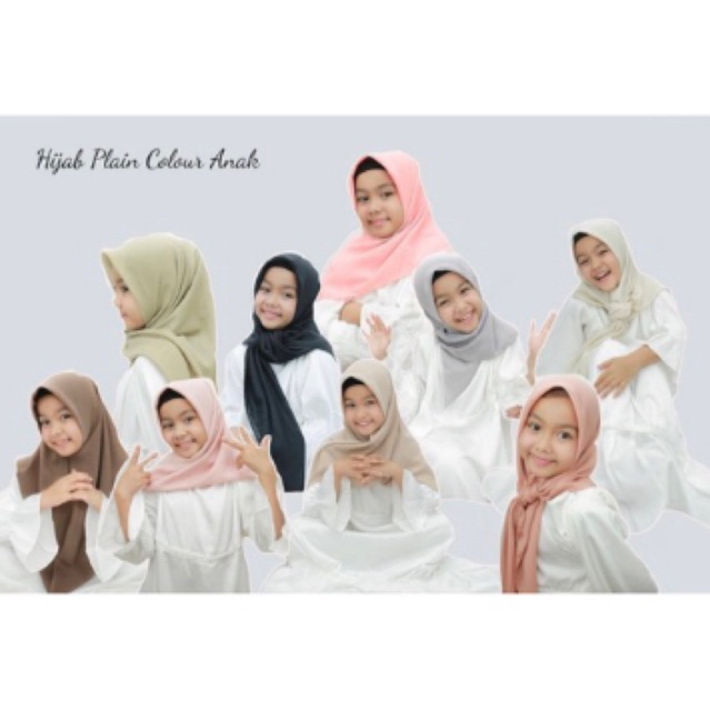 HIJAB PLAIN ANAK INONG SCARF