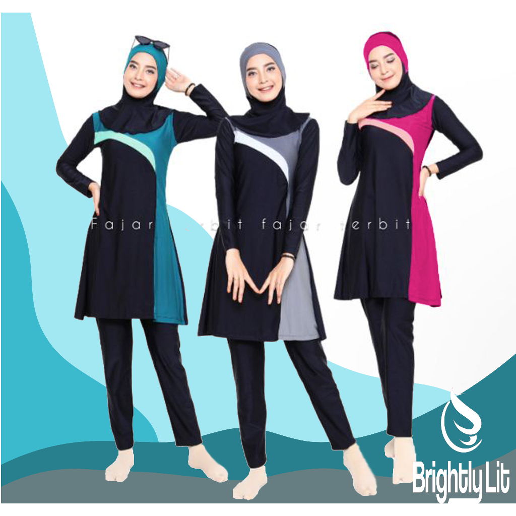 baju renang muslim JUMBO baju renang wanita dewasa baju renang big size perempuan hijab baju hijab