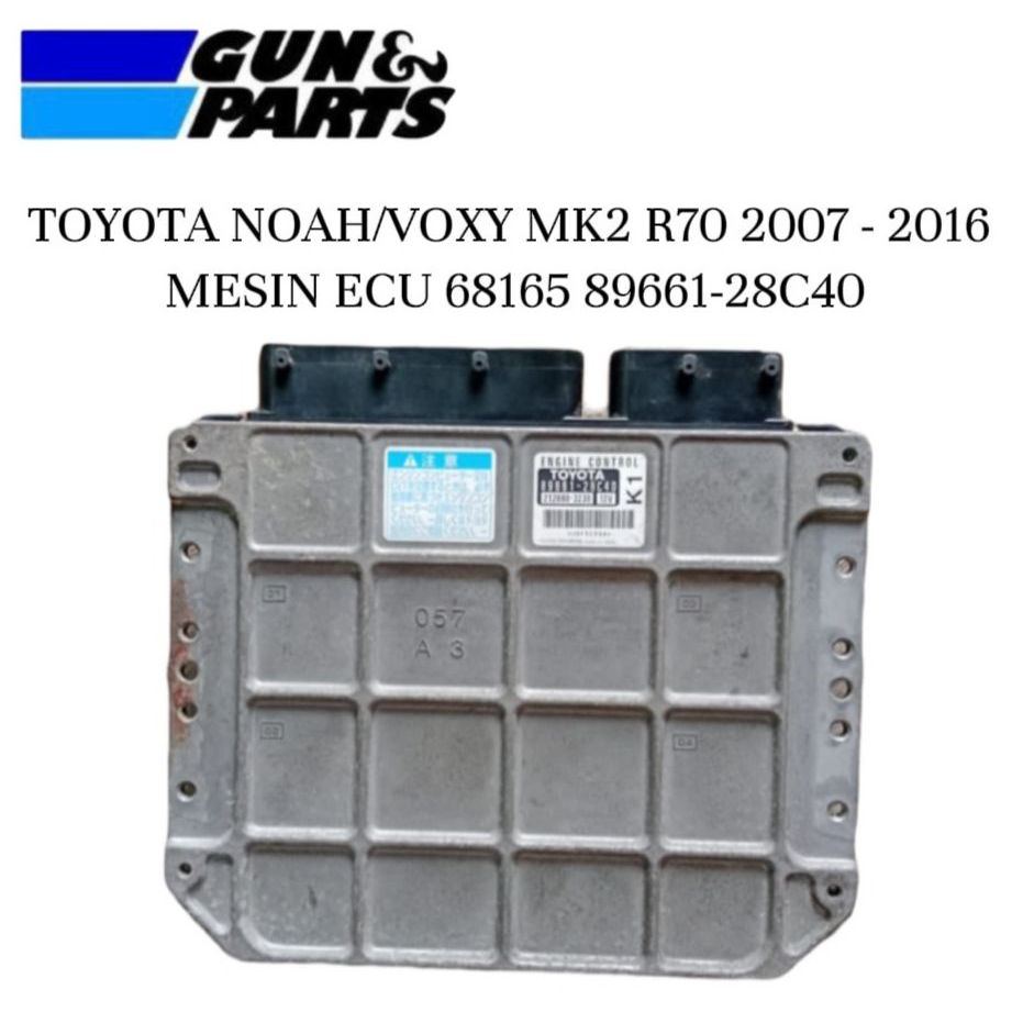 Mesin Ecu Toyota Noah 3ZR Voxy MK2 R70 2007-2016 89661-28C40 Sparepart Original Copotan