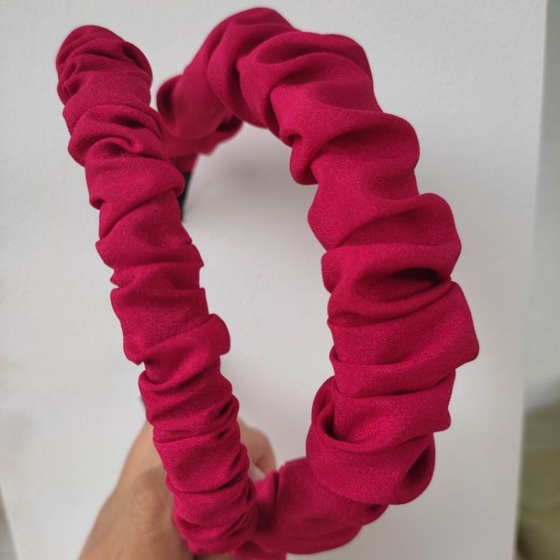 MAROON BANDO KOREA / BANDO SERUT / BANDO SERUT KECIL / BANDO SERUT BESAR / BANDO SRUNCHIE