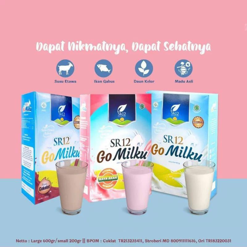 

Susu Kambing Etawa Bubuk Go Milku SR12 200 gr