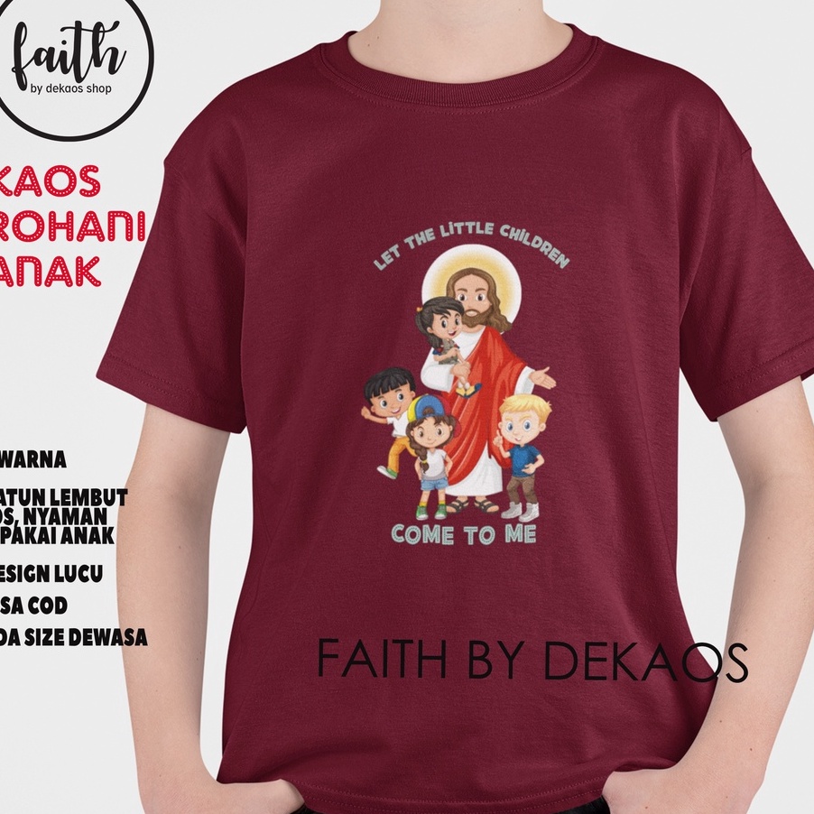 Terbaru KAOS CHILDREN OF GOD  KAOS CHILD OF GOD  KAOS ROHANI ANAK  KAOS NATAL ANAK  KAOS ROHANI KRIS