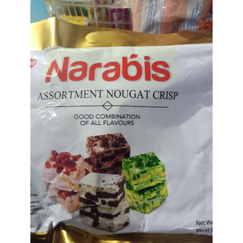 

narabis assortment nougat crisp 200g
